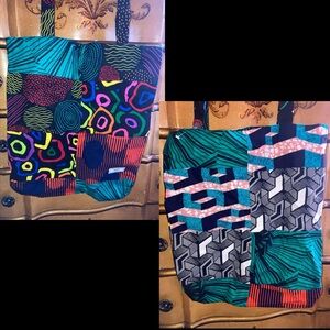 Zuri Made in Kenya tote bag. Beautiful and colorful usable art! NWOT
